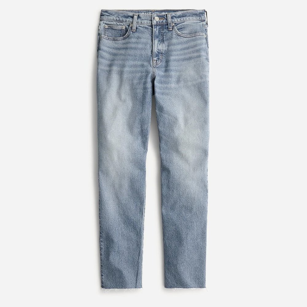 🆕 J CREW 11" High-Rise 90's Classic Straight Jeans Size 27 BF691 NWT - Picture 4 of 10